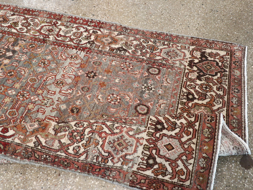 Vintage Persian Malayer Gallery Runner, No.23408 - Gsblank