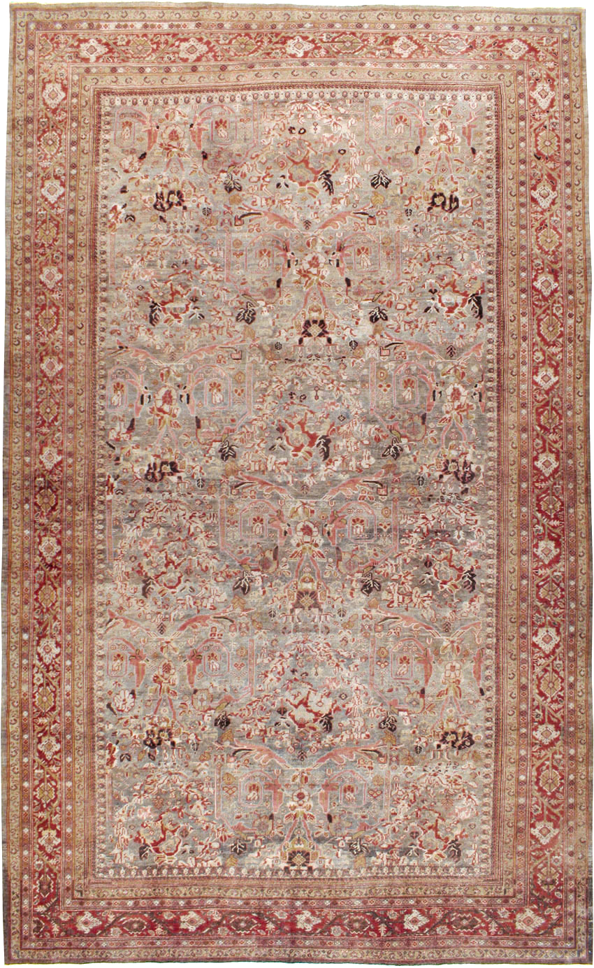 Antique Persian Mahal Carpet, No.23414 - Gsblank