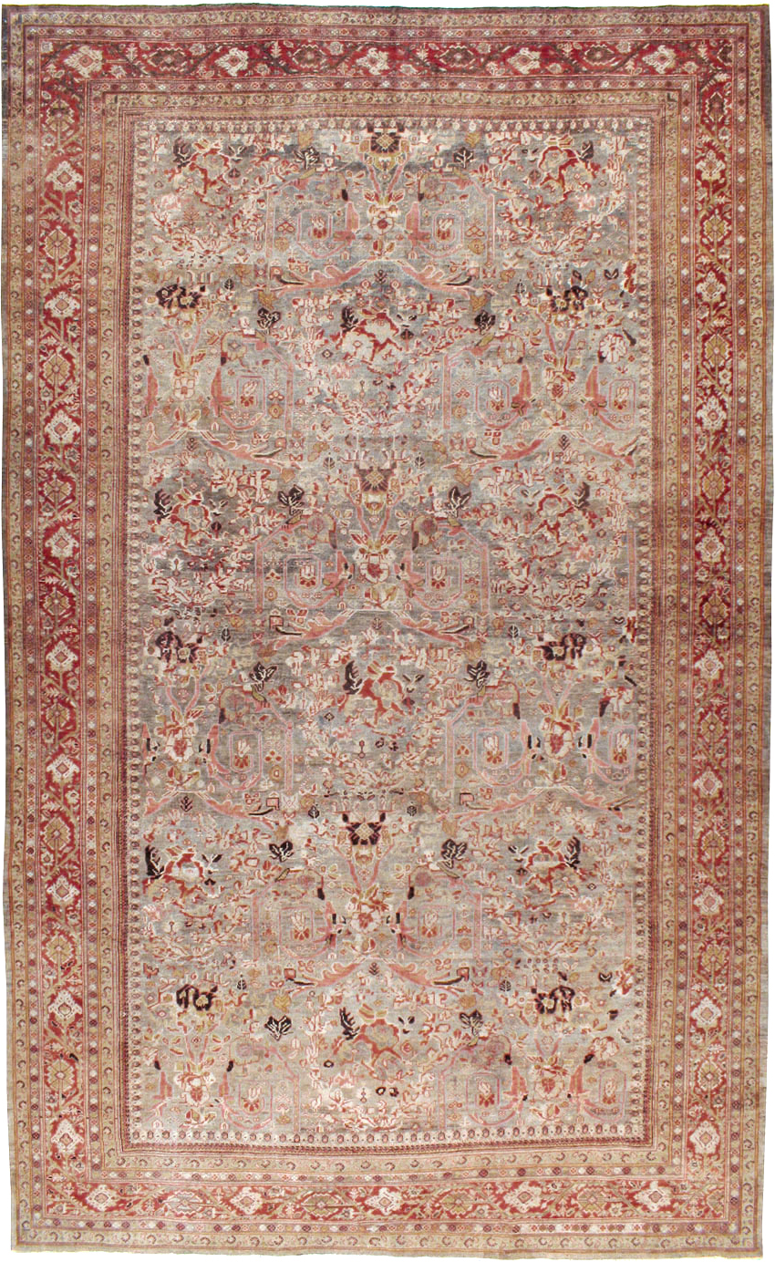 Antique Persian Mahal Carpet, No.23414 - Gsblank