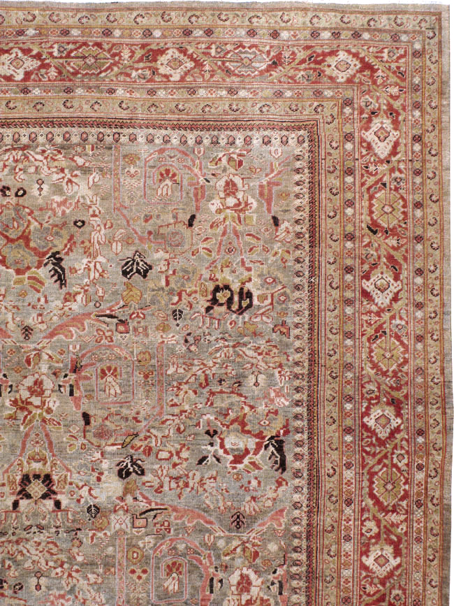 Antique Persian Mahal Carpet, No.23414 - Gsblank
