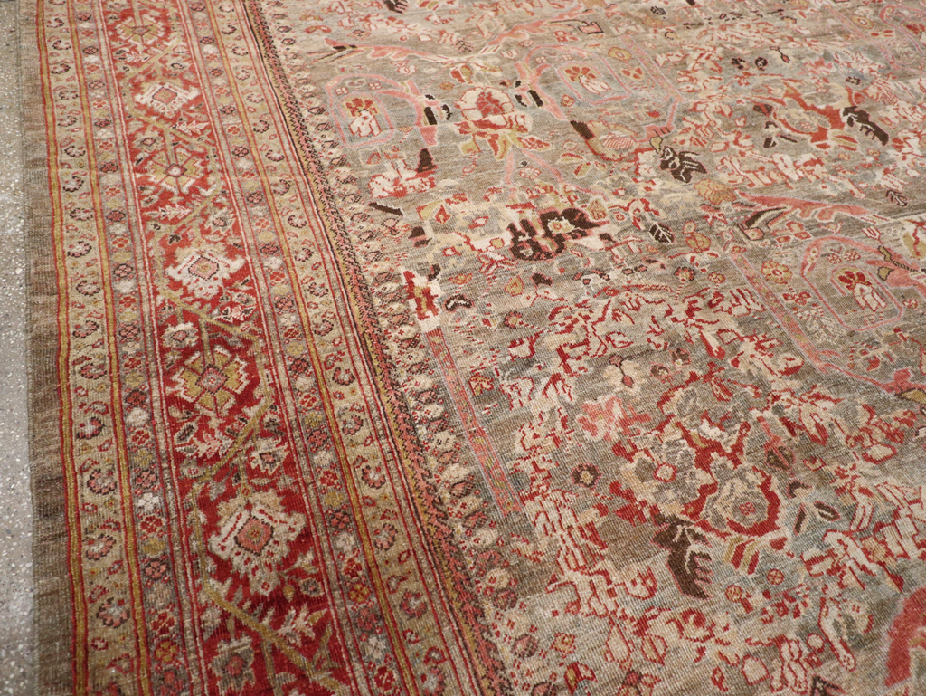 Antique Persian Mahal Carpet, No.23414 - Gsblank
