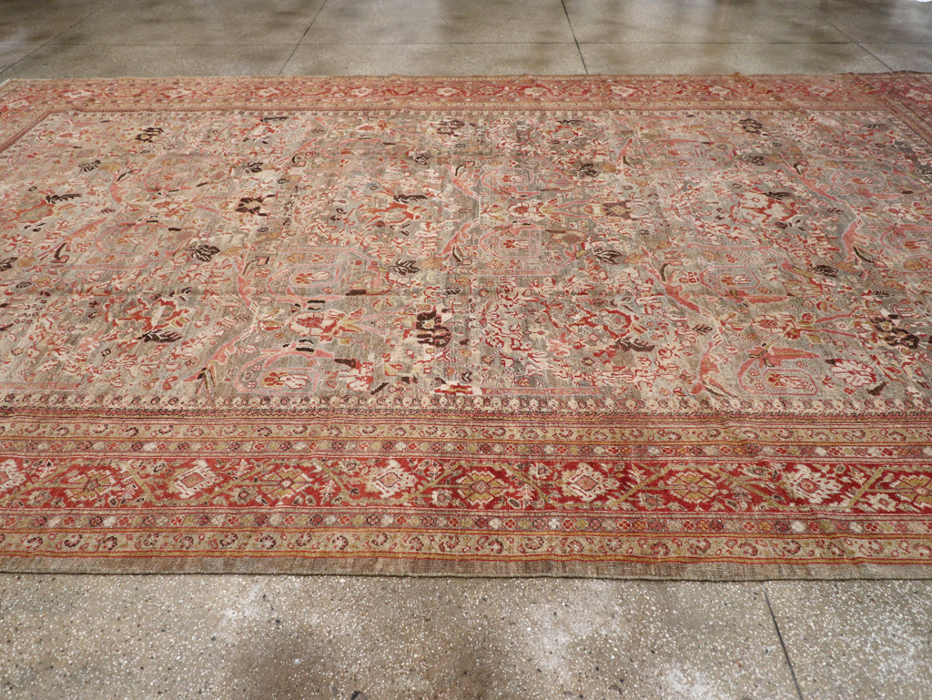 Antique Persian Mahal Carpet, No.23414 - Gsblank