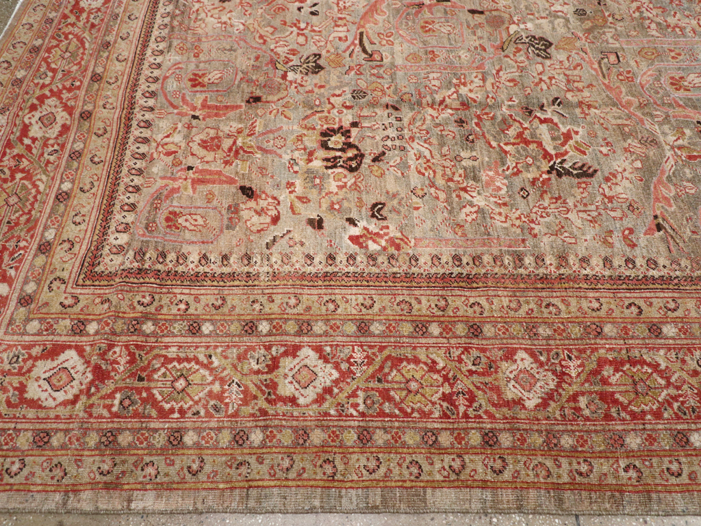 Antique Persian Mahal Carpet, No.23414 - Gsblank