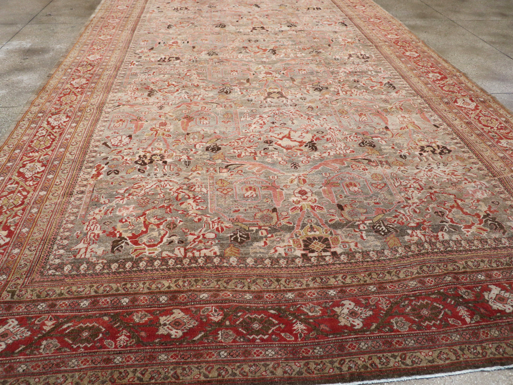 Antique Persian Mahal Carpet, No.23414 - Gsblank