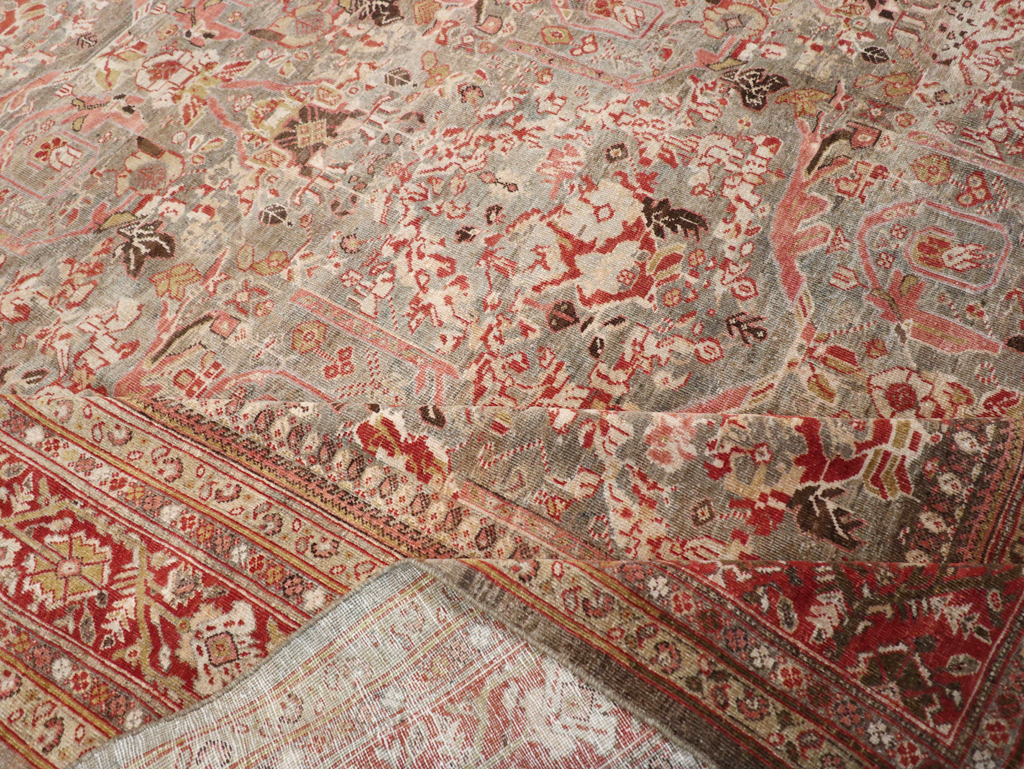 Antique Persian Mahal Carpet, No.23414 - Gsblank