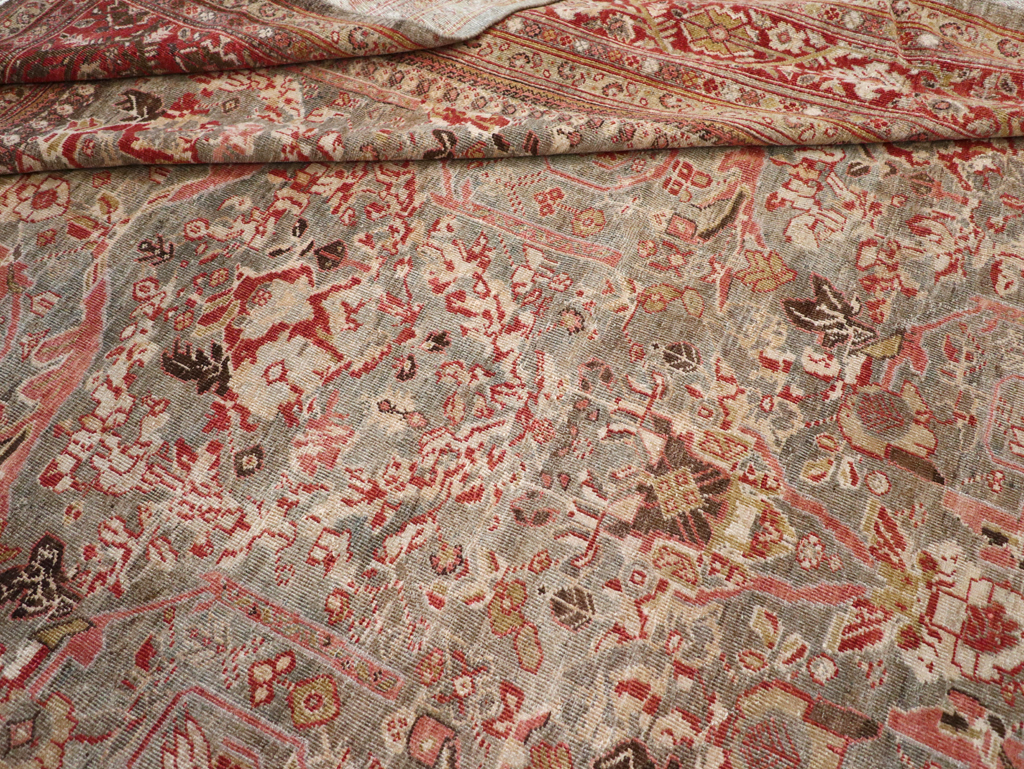 Antique Persian Mahal Carpet, No.23414 - Gsblank