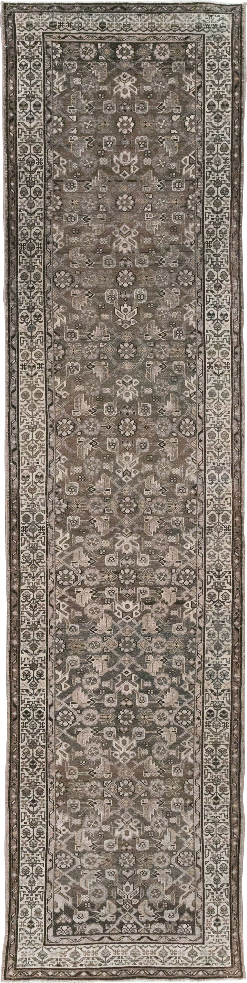 Vintage Persian Malayer Runner, No.23415 - Gsblank