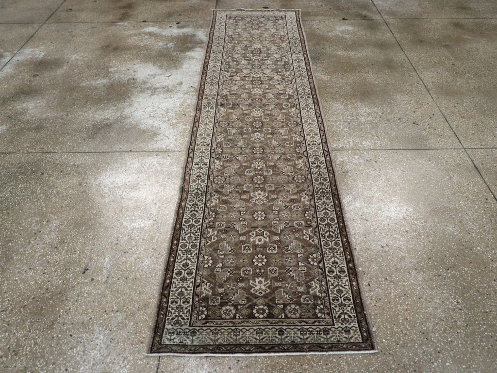 Vintage Persian Malayer Runner, No.23415 - Gsblank