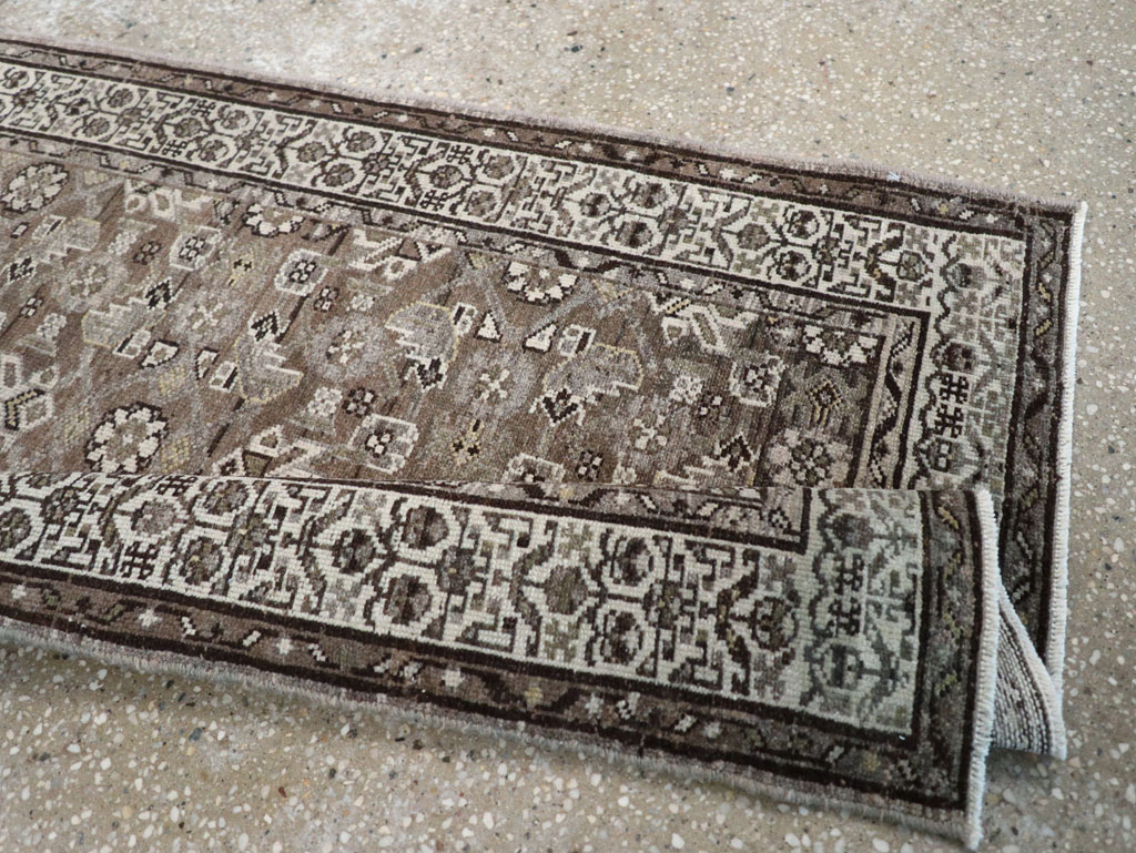 Vintage Persian Malayer Runner, No.23415 - Gsblank