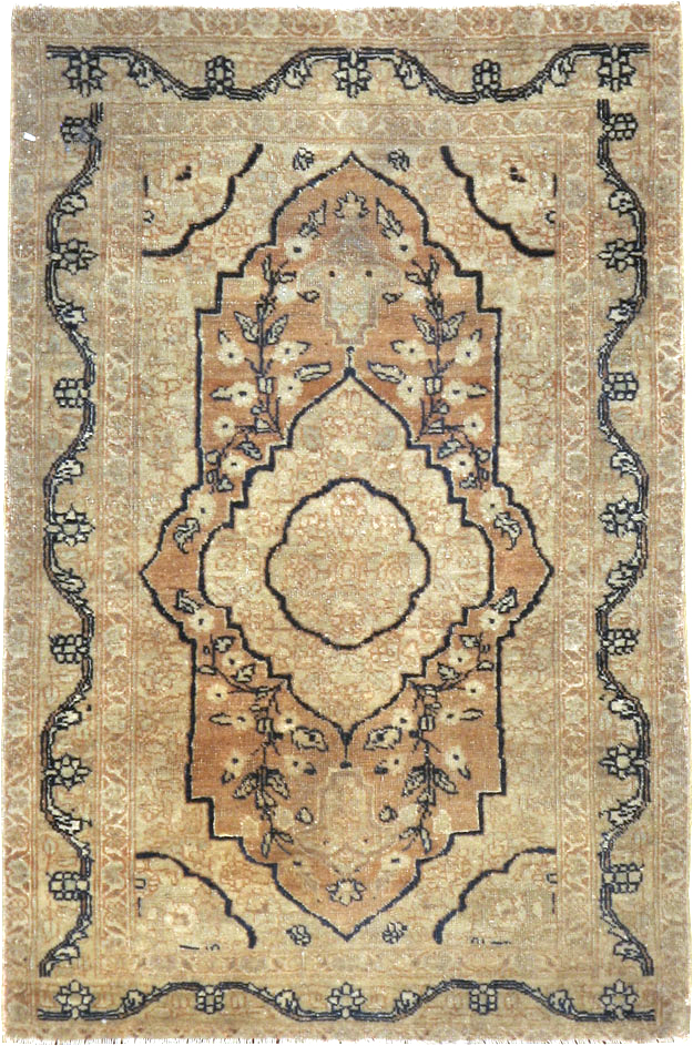 Antique Persian Tabriz Hagi Jalili Rug, No.23416 - Gsblank