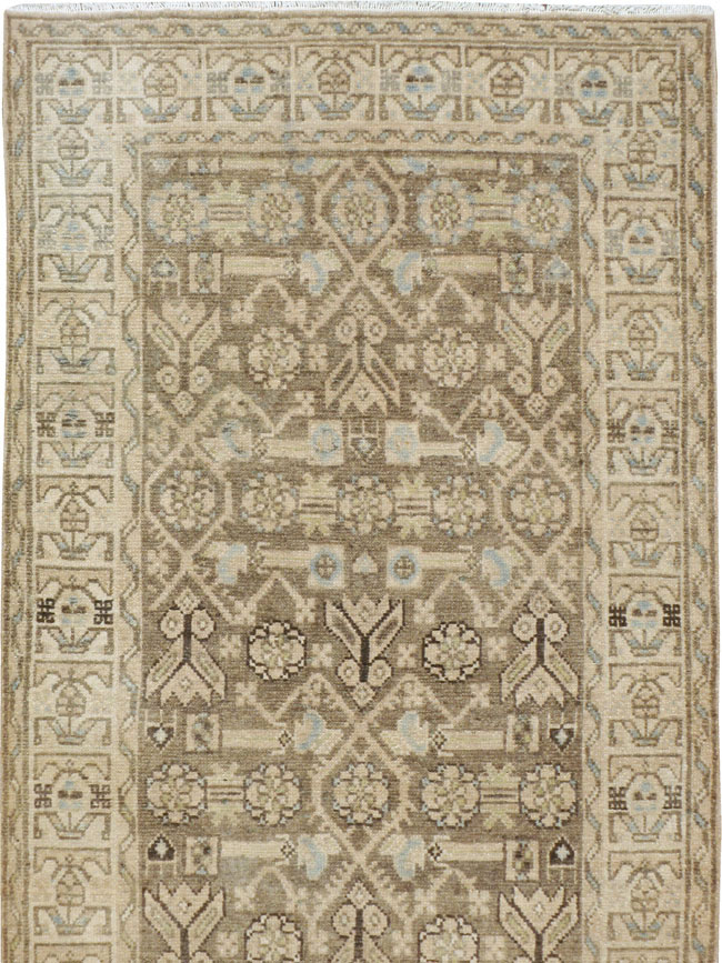 Vintage Persian Malayer Gallery Runner, No.23417 - Gsblank