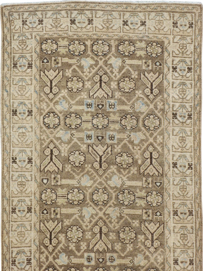 Vintage Persian Malayer Gallery Runner, No.23417 - Gsblank