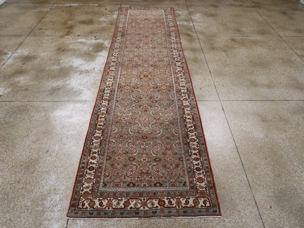 Vintage Persian Malayer Gallery Runner, No.23418 - Gsblank