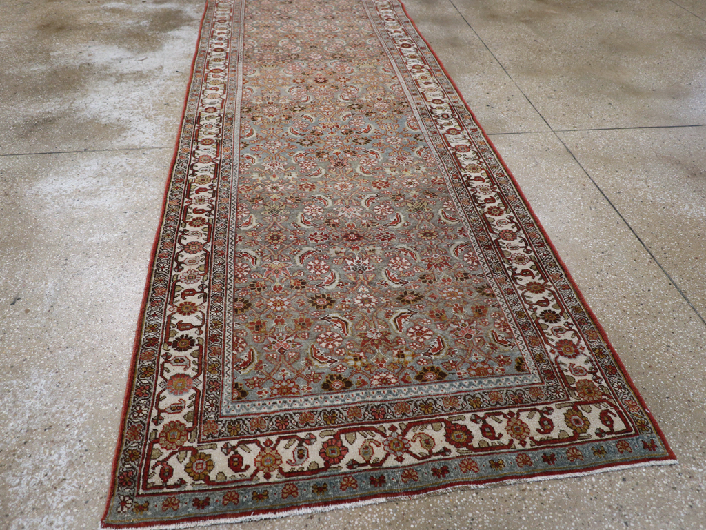 Vintage Persian Malayer Gallery Runner, No.23418 - Gsblank