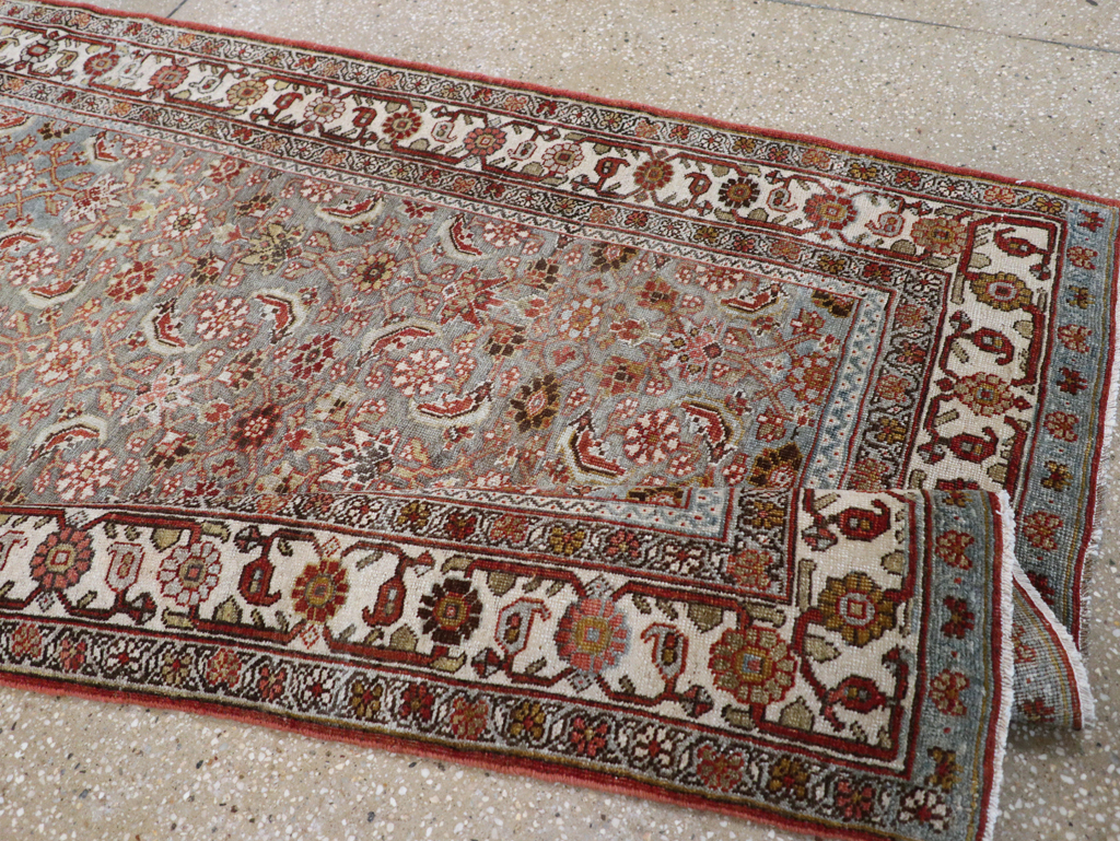 Vintage Persian Malayer Gallery Runner, No.23418 - Gsblank