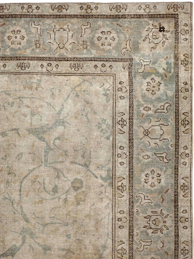 Antique Persian Tabriz Carpet, No.23422 - Gsblank