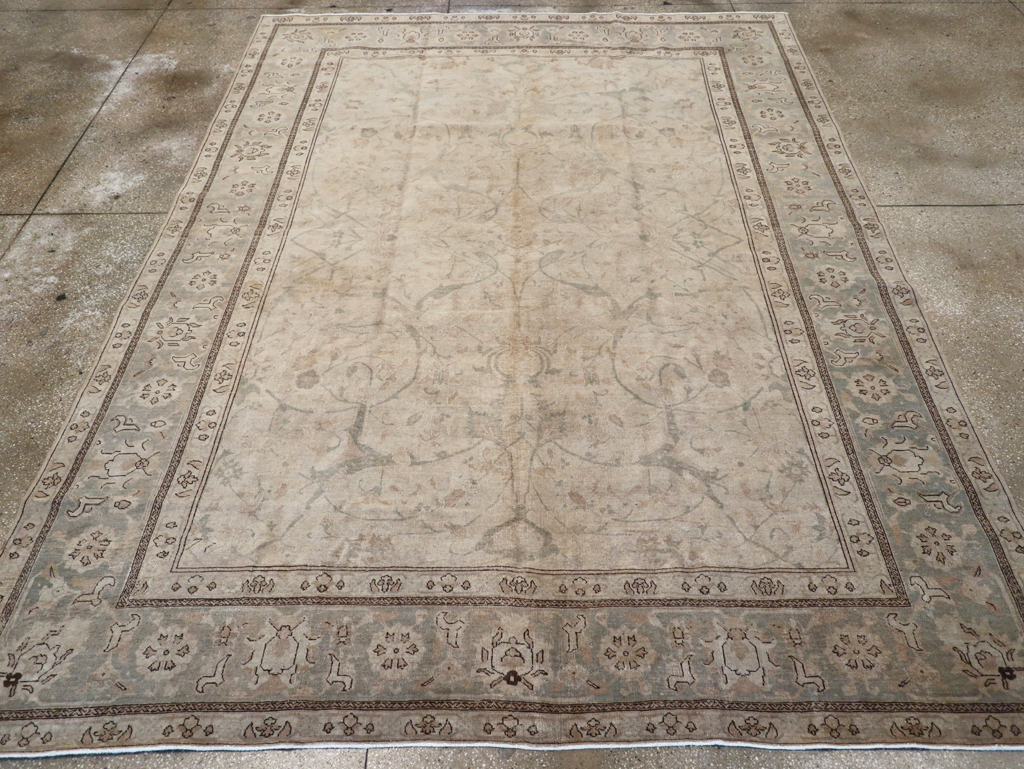 Antique Persian Tabriz Carpet, No.23422 - Gsblank