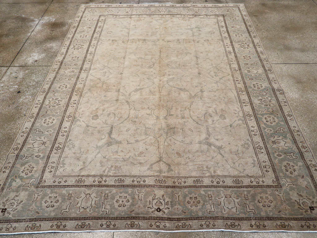 Antique Persian Tabriz Carpet, No.23422 - Gsblank
