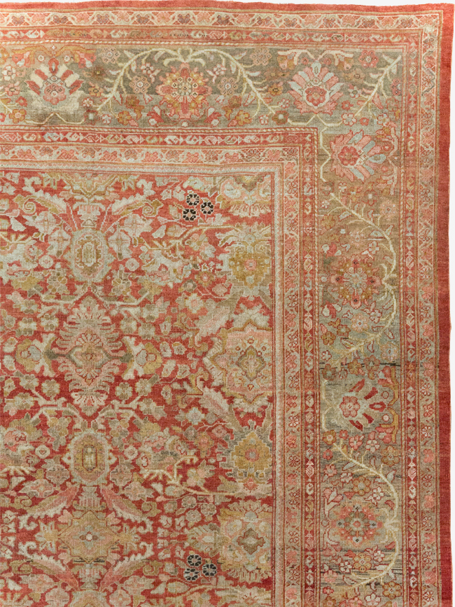 Antique Persian Mahal Carpet, No.23424 - Gsblank
