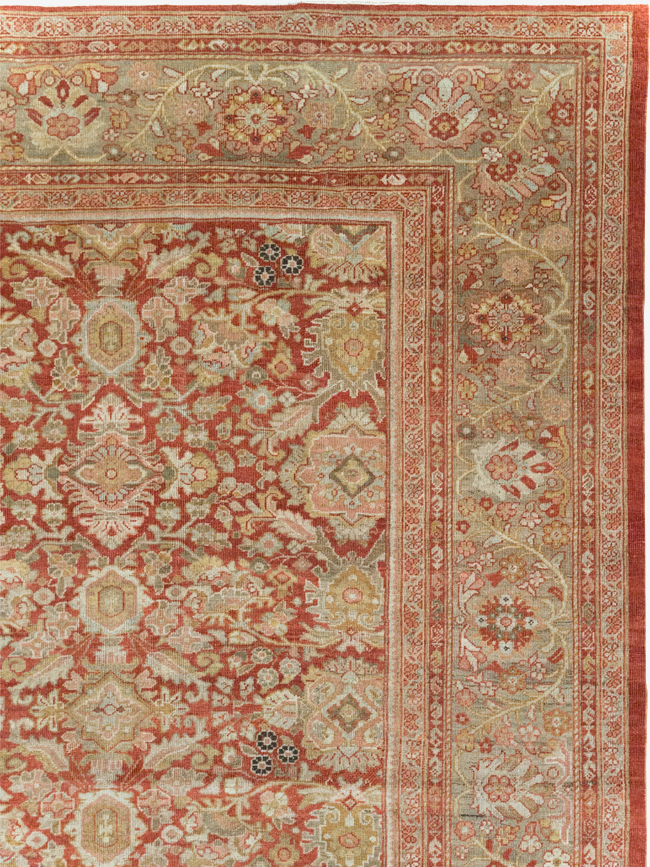 Antique Persian Mahal Carpet, No.23424 - Gsblank