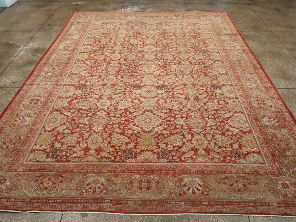 Antique Persian Mahal Carpet, No.23424 - Gsblank
