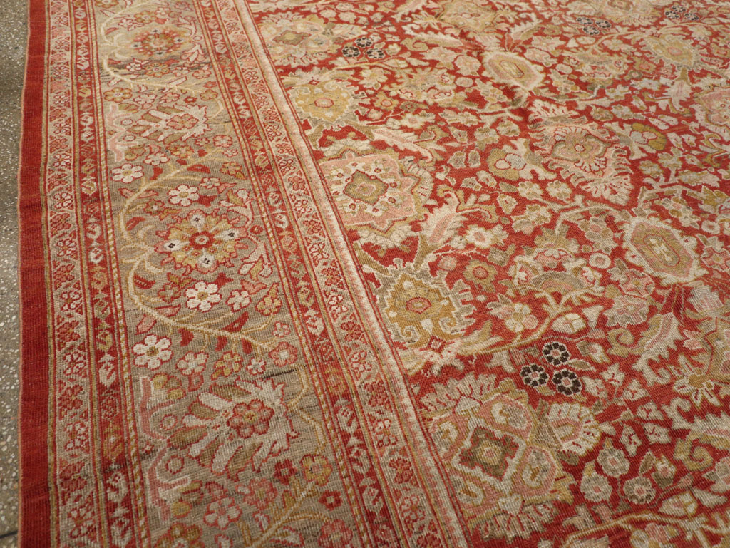 Antique Persian Mahal Carpet, No.23424 - Gsblank