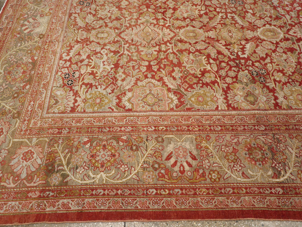 Antique Persian Mahal Carpet, No.23424 - Gsblank