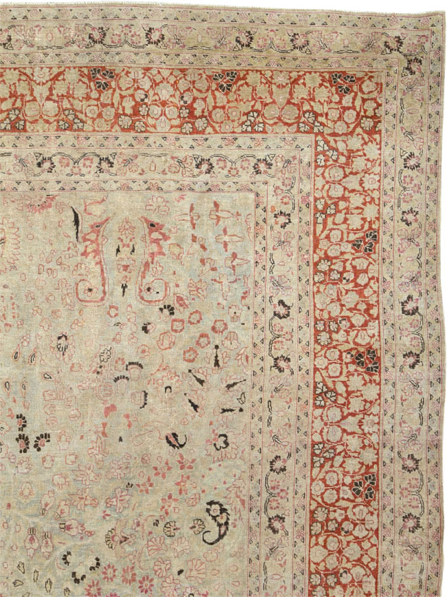 Antique Persian Mashad Carpet, No.23426 - Gsblank