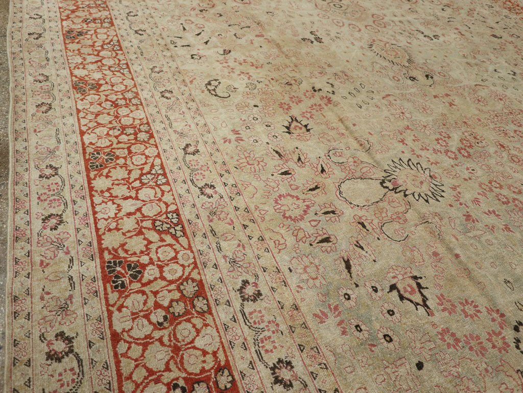 Antique Persian Mashad Carpet, No.23426 - Gsblank