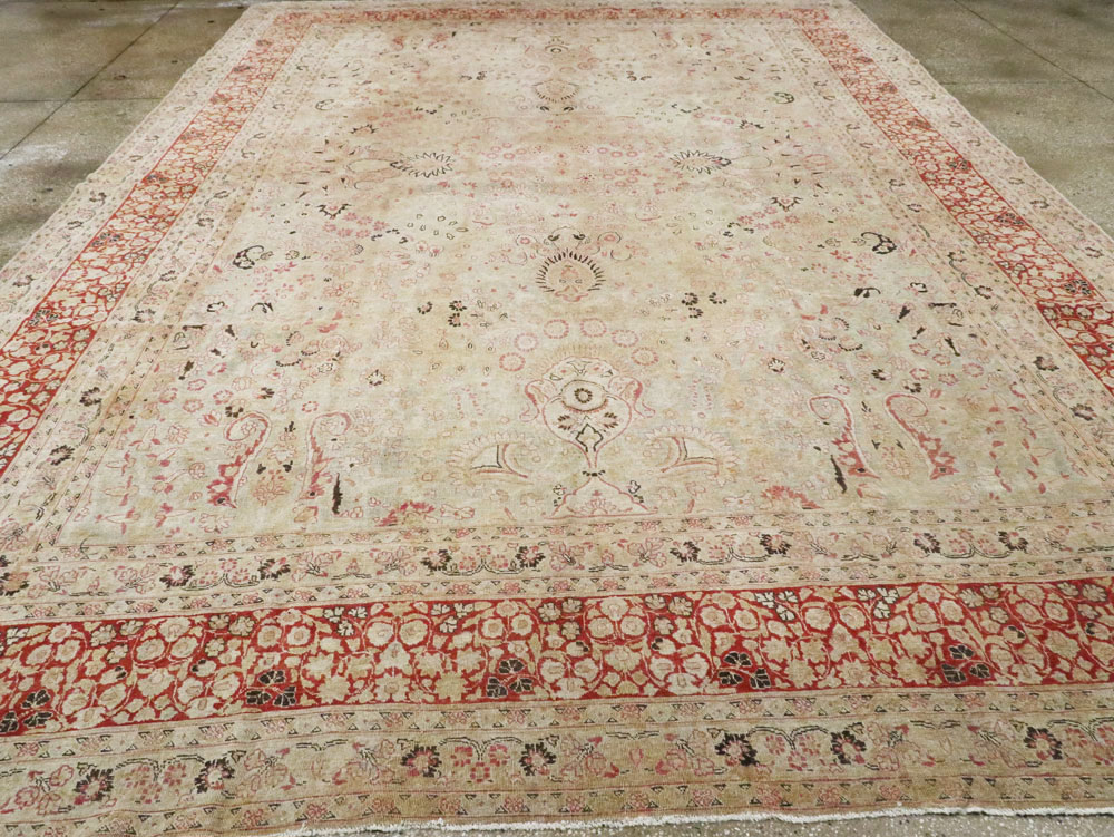 Antique Persian Mashad Carpet, No.23426 - Gsblank