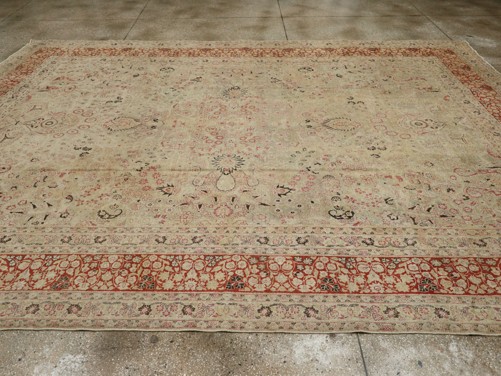 Antique Persian Mashad Carpet, No.23426 - Gsblank