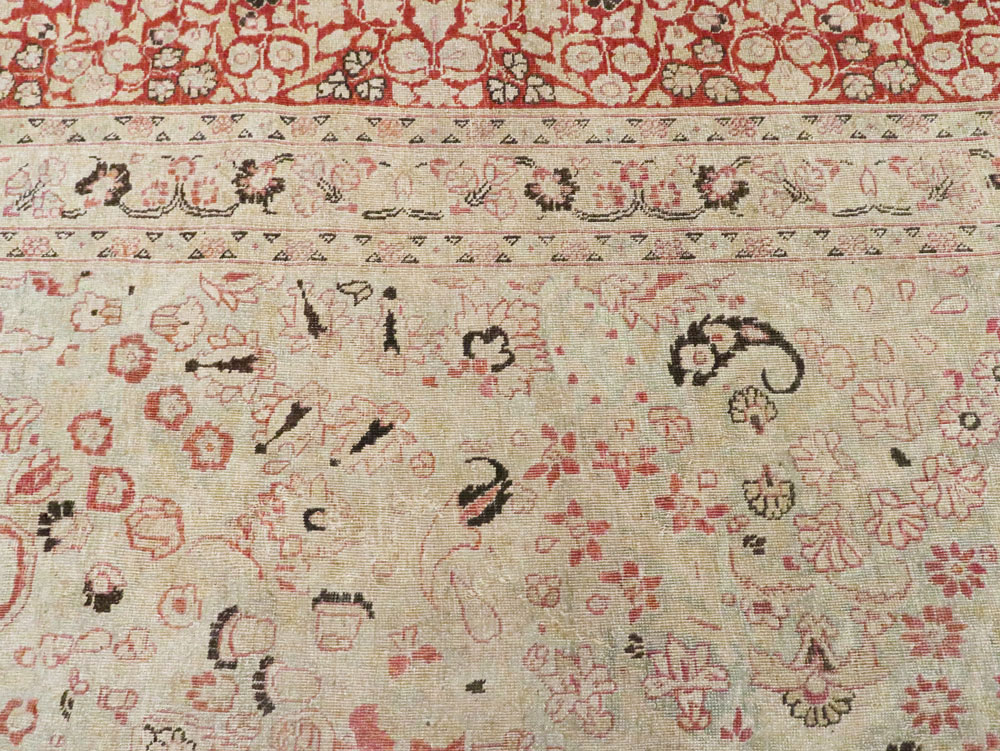 Antique Persian Mashad Carpet, No.23426 - Gsblank