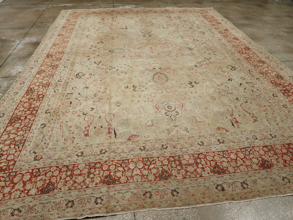 Antique Persian Mashad Carpet, No.23426 - Gsblank