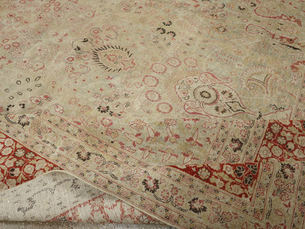 Antique Persian Mashad Carpet, No.23426 - Gsblank