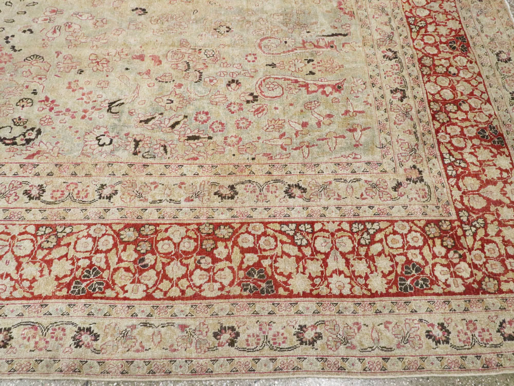 Antique Persian Mashad Carpet, No.23426 - Gsblank