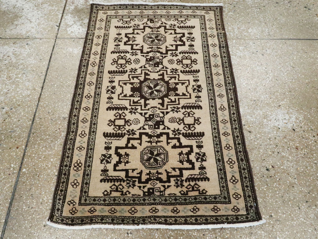 Vintage Persian Tabriz Rug (Pair: 1 of 2), No.23428 - Gsblank