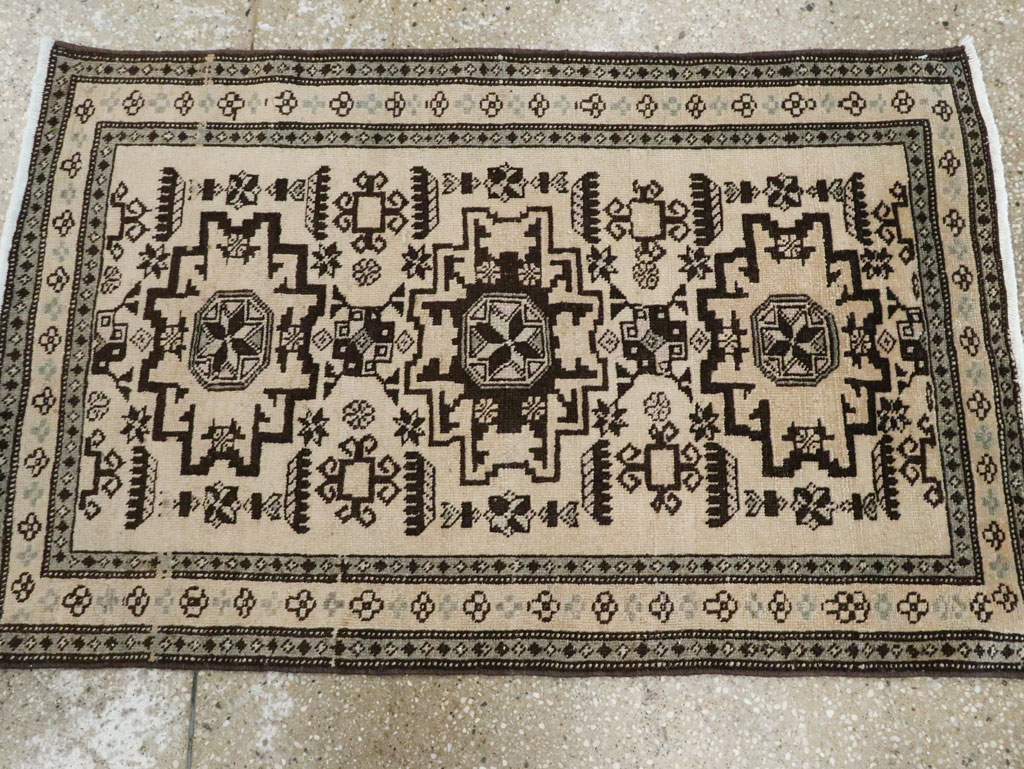 Vintage Persian Tabriz Rug (Pair: 1 of 2), No.23428 - Gsblank