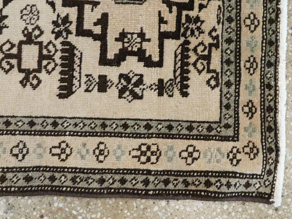Vintage Persian Tabriz Rug (Pair: 1 of 2), No.23428 - Gsblank