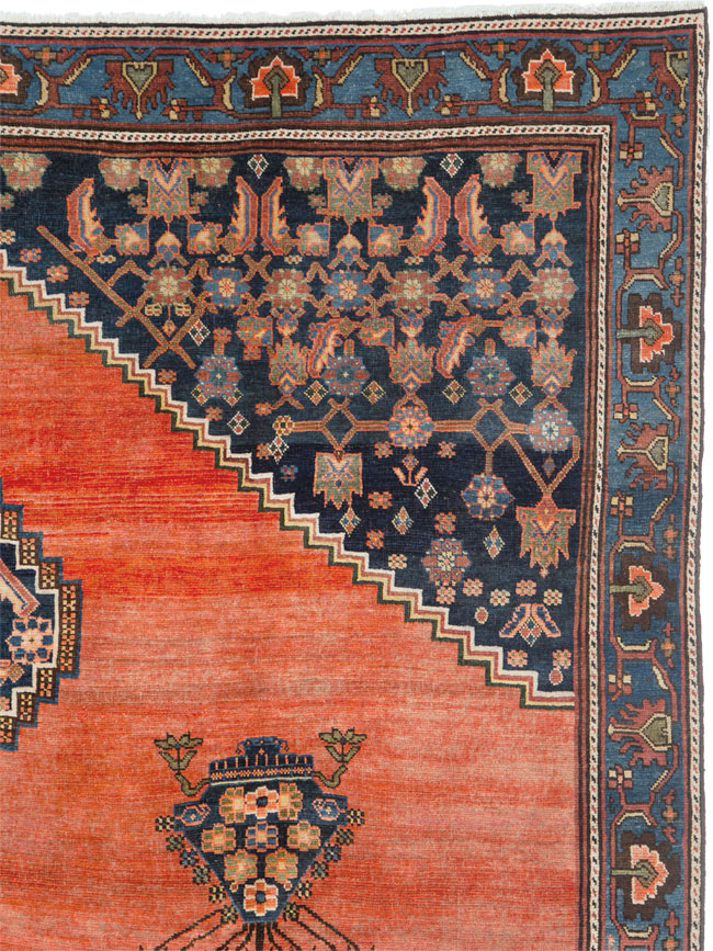 Antique Persian Bidjar Square Carpet, No.23433 - Gsblank