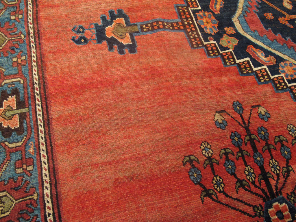Antique Persian Bidjar Square Carpet, No.23433 - Gsblank