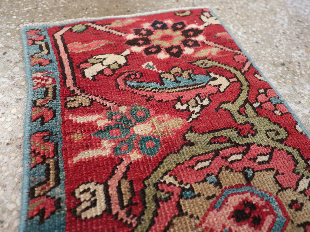 Antique Persian Heriz Wagireh Sampler Rug, No.23442 - Gsblank