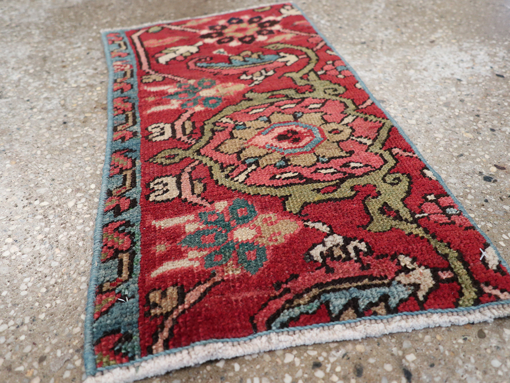 Antique Persian Heriz Wagireh Sampler Rug, No.23442 - Gsblank