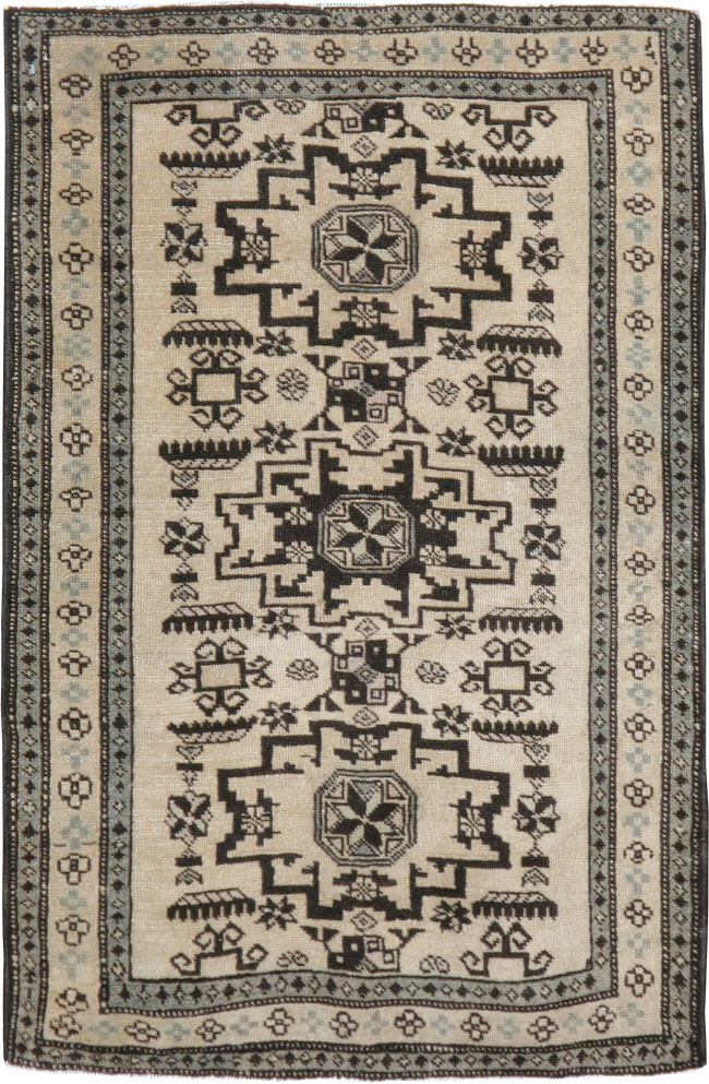 Vintage Persian Tabriz Rug (Pair: 2 of 2), No.23443 - Gsblank
