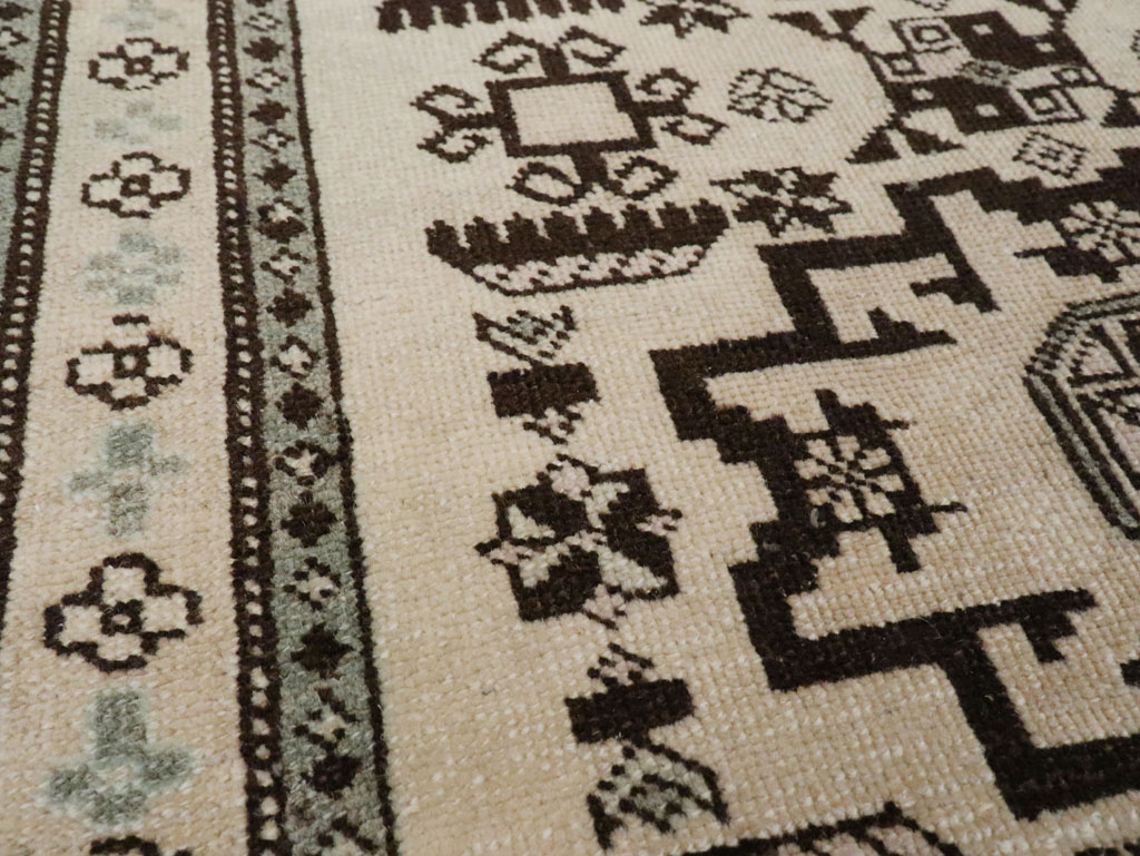 Vintage Persian Tabriz Rug (Pair: 2 of 2), No.23443 - Gsblank