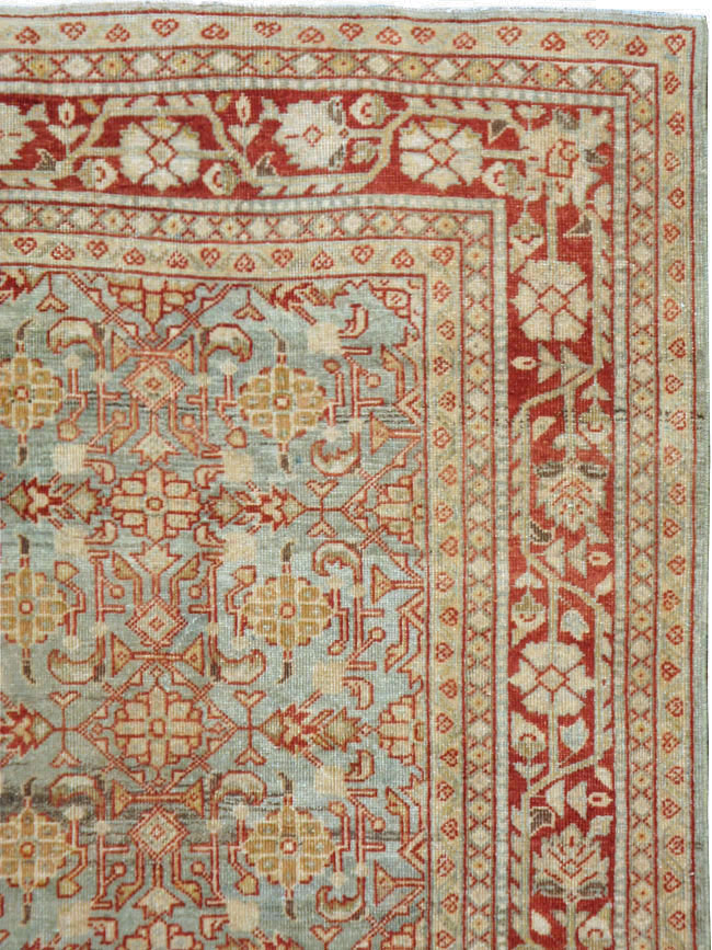 Antique Persian Mahal Gallery Runner, No.23453 - Gsblank