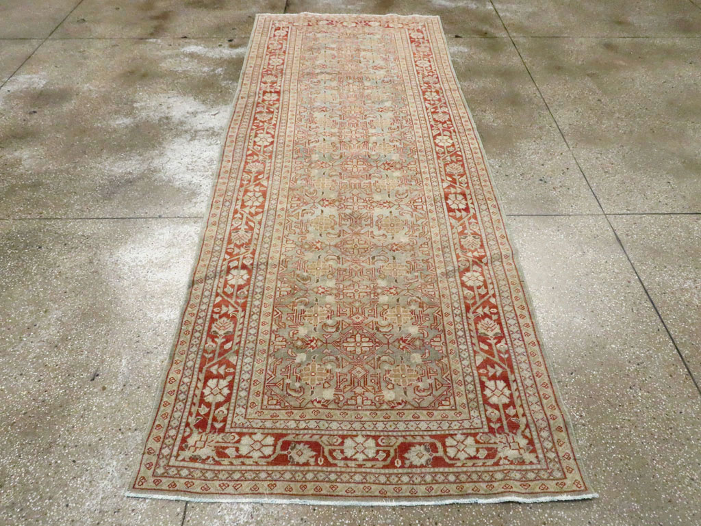 Antique Persian Mahal Gallery Runner, No.23453 - Gsblank