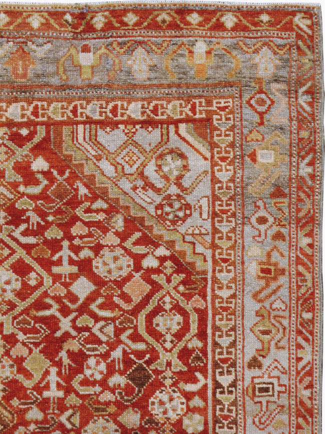 Vintage Persian Malayer Rug, No.23454 - Gsblank