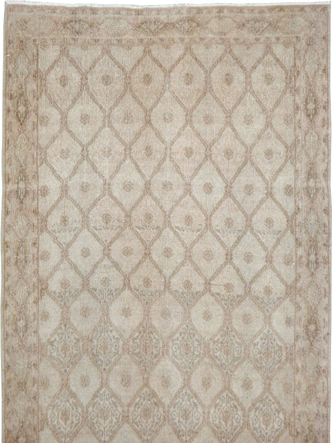 Vintage Persian Mashad Gallery Runner, No.23457 - Gsblank