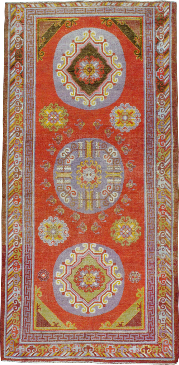 Antique East Turkestan Khotan Rug, No.23461 - Gsblank