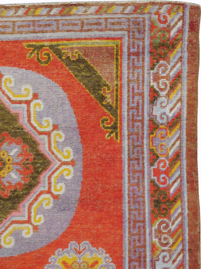 Antique East Turkestan Khotan Rug, No.23461 - Gsblank